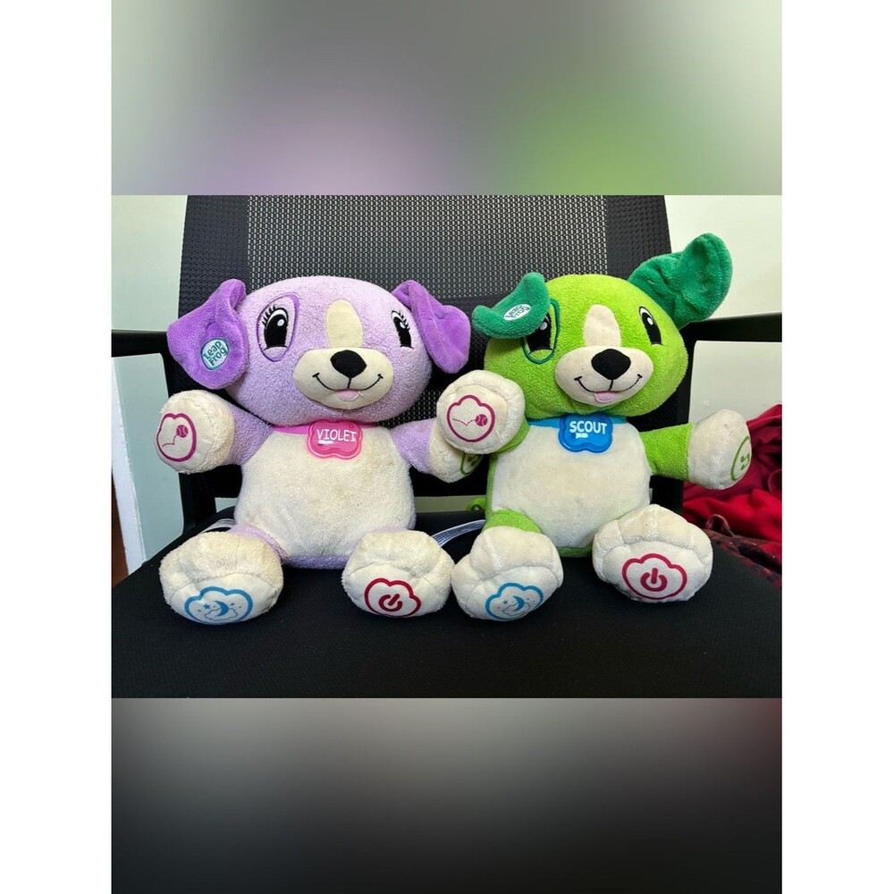 VTech Puppy Plush Learning Toy - Violet & Green